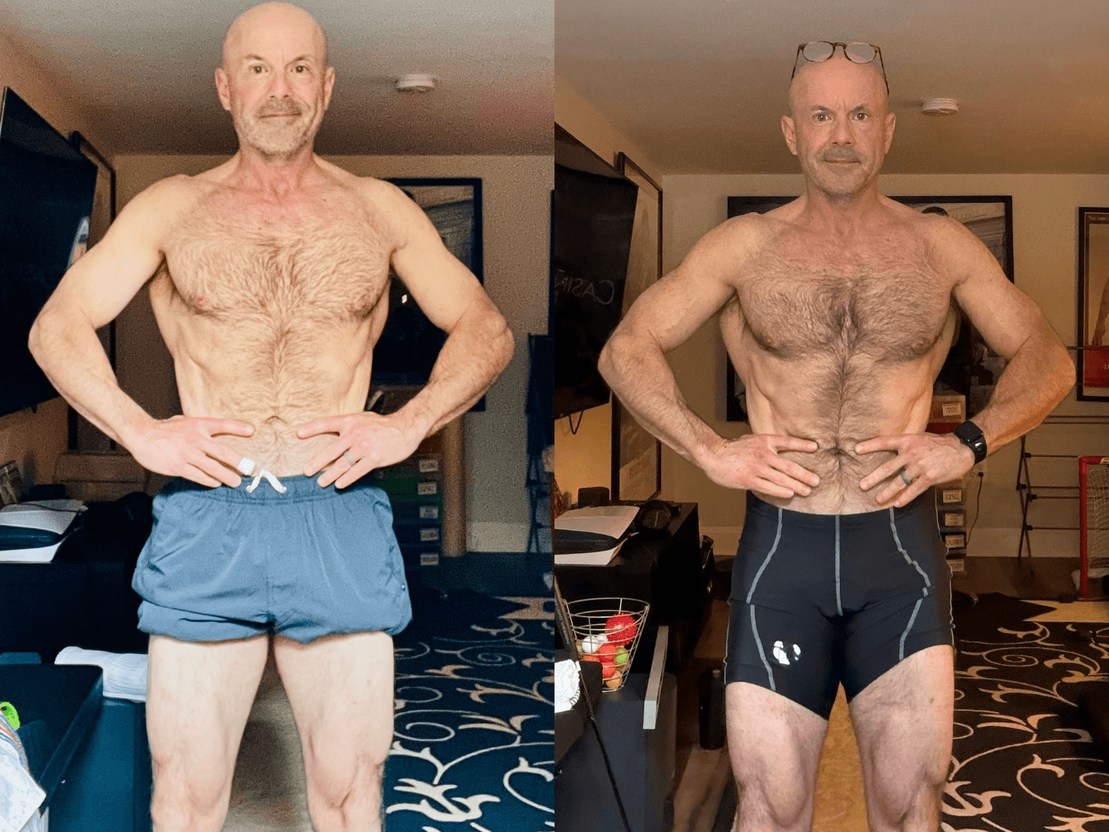 Jim S. transformation — before and after