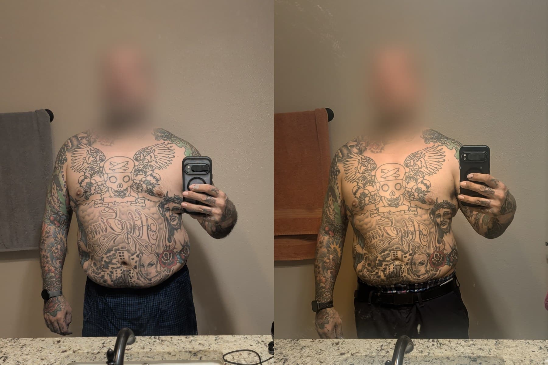 Client transformation, before and after